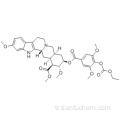 Yohimban-16-karboksilik asit, 18 - [[4 - [(etoksikarbonil) oksi] -3,5-dimetoksibenzoil] oksi] -11,17-dimetoksi-, metil ester, (57184496,3b, 16b, 17a, 18b, 20a ) - CAS 84-36-6